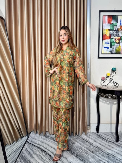 The Autumn Bloom Floral Printed Co-Ord Set